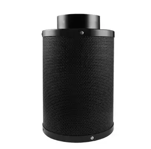 6-Inch Hydroponic Carbon Filter for Gardens and Greenhouses New 300mm Activated Carbon Air Filter with HEPA Core Components