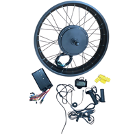Kit de conversion moteur de moyeu de roue arrière pour Fatbike 48v 60v 72v 5000w Fatbike Fat Tire Super Electric Bike 24 26 20x4.0 Inch