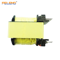 Transformateur haute fréquence à noyau de ferrite vertical FELENG EE4220, enroulement personnalisé, montage sur circuit imprimé pour système d'alimentation UPS d'ordinateur