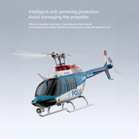 Nuevo Modelo de Helicóptero de Plástico sin Escobillas de Seis Canales Simulado, Simulación de Vuelo, Vehículo Aéreo No Tripulado, Apto para Principiantes