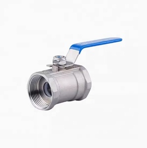 Van bi một mảnh bằng thép không gỉ/Van bi ren trong/Van bi tay cầm kiểu cánh bướm - Product Image 4