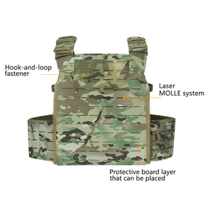เสื้อเกราะแทคติคอลแบบ Molle ลายพราง ปรับขนาดได้ สำหรับฝึกซ้อม รับผลิตแบบ OEM ODM ตามสั่งโดยโรงงานผู้ผลิต - Product Image 2