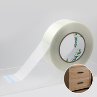 Rubans Monofilament en PET Transparent à Haute Résistance, Excellente Adhérence à Chaud, Écologiques, Unilatéraux Renforcés