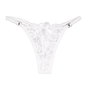 Europäisch-Amerikanischer Damen-Tanga, Sexy Spitze, Hohlmaschig, Atmungsaktiv, Nahtlos, Niedriger Bund, Mittlere Formgebung, Eng Anliegend - Product Image 6