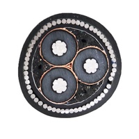 Câble d'alimentation électrique blindé et non blindé 3c X 25mm2