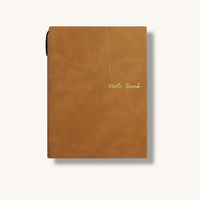 Cuaderno Personalizado con Logotipo, Cubierta de Cuero PU Cosida, 120 Hojas, Páginas Interiores Personalizadas, Venta al Por Mayor