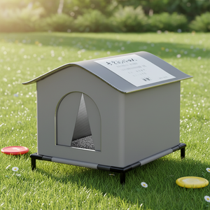 Cama para Gatos de Invierno, Material de Lámina de Aluminio Oxford Sólido, Cálida y Resistente al Frío, Universal para Todas las Estaciones, para Mascotas - Product Image 4