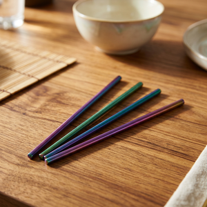 <b>Metal</b> Drinking <b>Straws</b> 4 Pack Reusable Modern Bar Accessories Multicolor Finish - Product Image 3