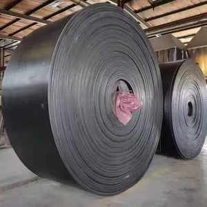 Tahan benturan 4 lapisan nilon konveyor <span class=keywords><strong>Belt</strong></span>-EP150-EP300 baja karet awet layanan pemotongan kaku silang untuk penghancur batu - Product Image 1