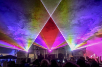 HQLIT 21w 30w Proyector de Luces Láser Profesional para Exteriores IP54 Dj Disco Rgb con Efecto de Animación 3D ILDA DMX Programable para Espectáculos y Eventos