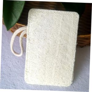Etiqueta privada personalizada 100% Natural Biodegradable Baño Ducha Exfoliante <span class=keywords><strong>Lufa</strong></span> Scrubber Organic Loofah Pad <span class=keywords><strong>Esponja</strong></span> para el cuerpo o plato - Product Image 4