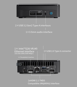 Sản Phẩm Mới Intel Core I5-1340P Nuc13 Pro Mini 13 Rnuc13anki5 Thương Mại Văn Phòng PC 8G 256G Máy Tính Máy Chủ Máy Tính Để Bàn PC - Product Image 6
