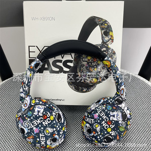 หูฟัง XB910 แบบครอบหู ชนิด Type-C เชื่อมต่อไร้สายด้วยบลูทูธ 5.0 สำหรับโทรศัพท์มือถือ ลายการ์ตูน - Product Image 3