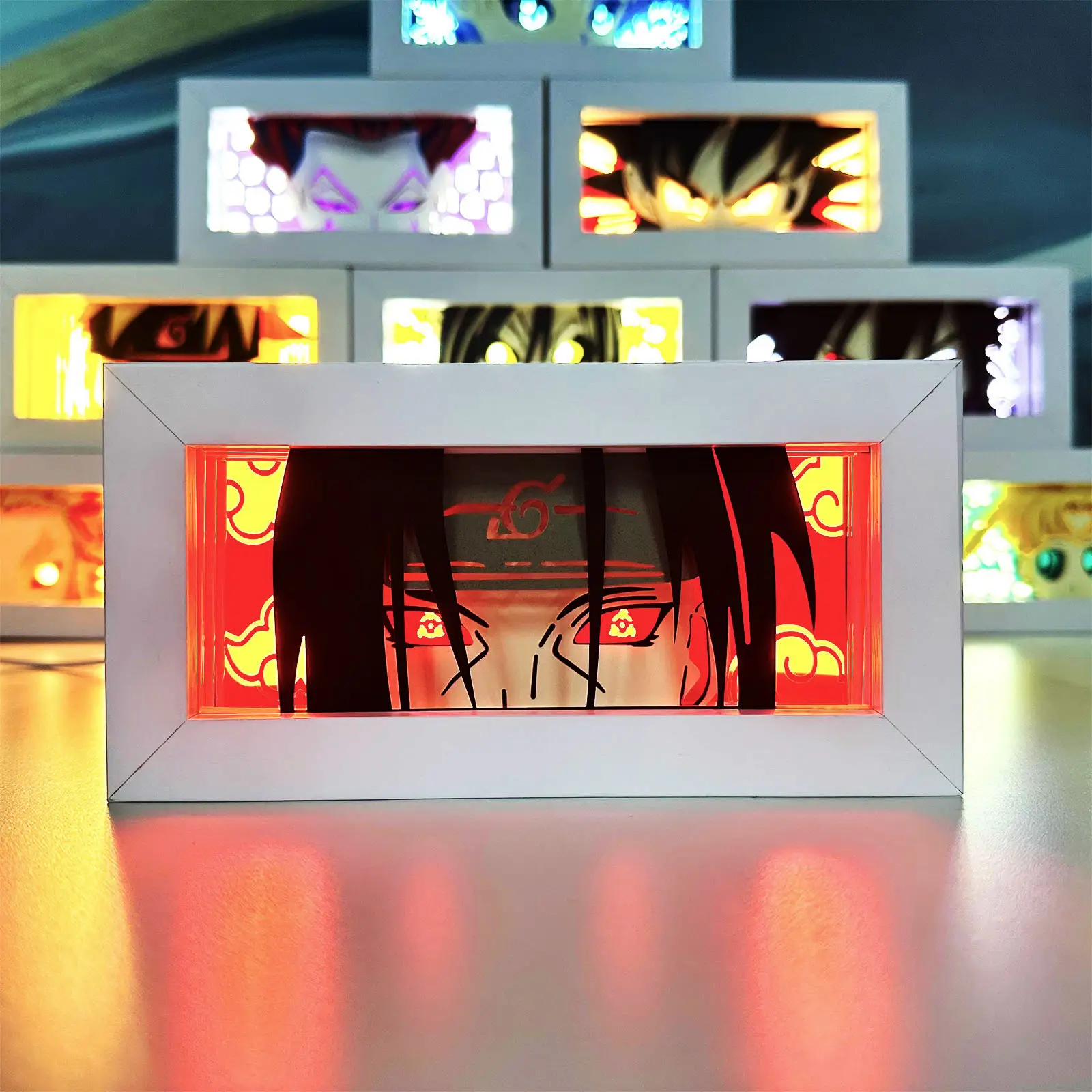 Lampu ukiran kertas Anime campuran desain 115 untuk hadiah promosi