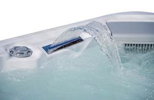 Lujo Acrílico 5 personas Shell Outdoor Swim Spa Masaje con LED Bañera de hidromasaje. - Product Image 5