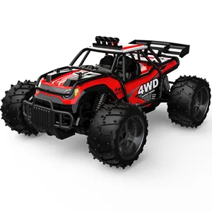 Customized 70km 4wd rc high speed racing mad 1:16 off road radio control rock crawler truck cars with light