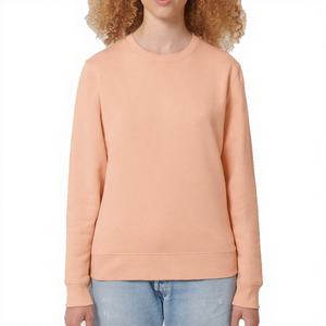 Sudaderas de punto extragrandes con estampado de invierno para mujer, cuello redondo, manga larga, hombros caídos, forro polar, mezcla de algodón, estilo urbano. - Product Image 3