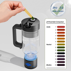 Générateur d'eau hydrogénée portable tendance 2026, bouteille alcaline SPE <span class=keywords><strong>PEM</strong></span> 750ML, alimentation USB/batterie, Tritan de qualité alimentaire, hydrogène - Product Image 3