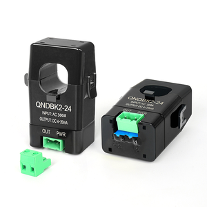QNDBK2-24 AC 50A 100A 200A 250A 300A 400A / 4-20mA スプリットコア電流トランスフォーマー クランプCTトランスデューサー 電流センサー トランスミッター - Product Image 1
