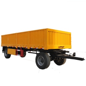 Piccolo Rimorchio Agricolo a 4 Ruote in Acciaio, Capacità Massima 30T, Sistema di Frenatura a Doppia Linea, Mini Rimorchio per Trattore - Product Image 4