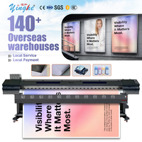 Impresora de Inyección de Tinta Eco Solvente Yinghe de 10 pies (3.2m x 1.8m) con 2 Cabezales I3200 XP600, Impresora de Formato Grande para Pancartas y Pósters