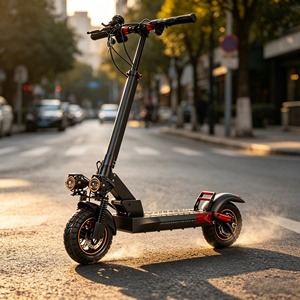 Trottinette électrique tout-terrain pliable Manke MX-14, moteur sans balais 48V, alliage d'aluminium, double suspension, autonomie maximale <span class=keywords><strong>de</strong></span> 55 km, étanche, pour adultes - Product Image 1