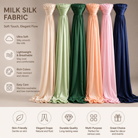 Tissu extensible en spandex effet soie ondulée pour plafond, drapé de rideau blanc, rouge, rose, noir, bleu pour la décoration de tentes d'événements et de mariages