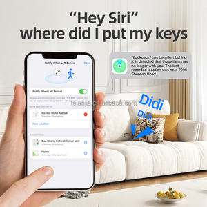 جهاز تتبع صغير للأمتعة متوافق مع نظام iOS، محدد مواقع خارجي للمفاتيح والحقائب، يعمل بتقنية البلوتوث مع تطبيق Find My - Product Image 5