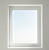 Fenêtres fixes en polyuréthane avec vitrage, 5 niveaux, EPDM 4SG, pour bureaux et maisons, design moderne, coupe-vent