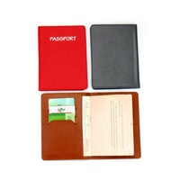 BEARKY, gran oferta, tarjetero de cuero PU grande para pasaporte, funda para bolso de tarjeta, nuevo regalo de negocios de viaje sencillo para tarjetas de crédito comerciales