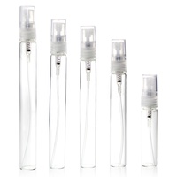 Flacons de parfum vaporisateurs TP-3-50 de 2 ml, mini-bouteilles en verre avec pulvérisateur PP, échantillonneur testeur