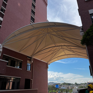 Toldo Arquitectónico de Membrana PTFE con Doble Techo, Impermeable, Ignífugo, Ecológico, con Protección UV, para Almacenes y Escuelas - Product Image 4