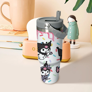 แก้วน้ำสแตนเลส K-KUROMI ลายอนิเมะน่ารัก ขนาด 30 ออนซ์ พิมพ์ลาย UV แบบกำหนดเอง จัดส่งจากสหรัฐอเมริกาภายใน <span class=keywords><strong>2</strong></span> วัน - Product Image 5