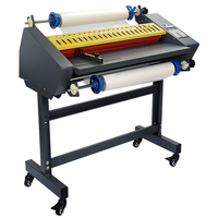 Mesin Laminasi Vertikal Byon FM-650 Baru, Penghapusan Film Satu Sentuhan, Lapisan 635mm Rapat Tanpa Gelembung, Tekanan Dapat Diatur, A3/A4