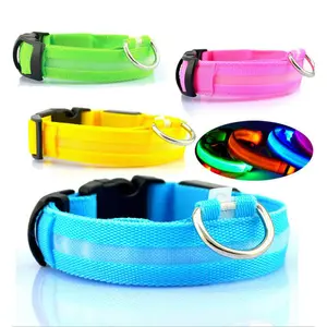 Ybgai vendita calda USB ricarica accesi collare per cani LED collare per cani e guinzaglio Set