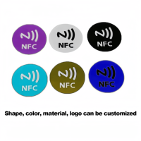 Échantillon Gratuit Protocole ISO14443a 13.56MHz RFID/NFC Inlay Sec/Inlay Humide/Étiquette Autocollante/Tag en Forme Carrée, Ronde, Rectangulaire