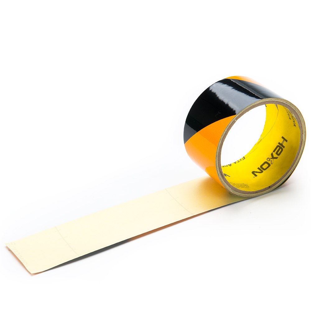 50 мм x 3 м желтая и черная сигнальная лента для безопасности на улице дороги Водонепроницаемая самоклеящаяся светоотражающая лента