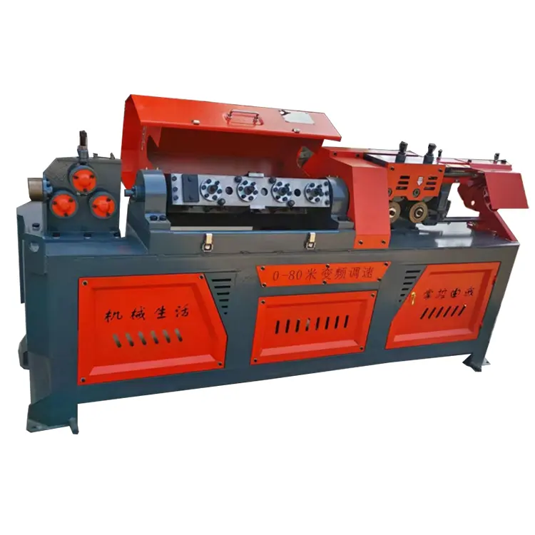 Automatic Numerical Control Steel Bar Straightening Cutting Machine Stock Rebar Cutting Machine