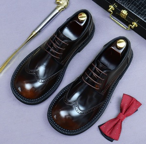 Zapatos de Cuero de Alta Calidad para Hombre, Calzado Formal Elegante, Suave, Cómodo y Duradero, Estilo de Oficina - Product Image 1