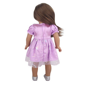 Großhandel Weiches Spielzeug DIY Schleifenknoten Prinzessinnenkleid für 18 Zoll Amerikanische Puppen Verkleidungskleidung - Product Image 6