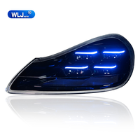 WLJ pour les phares de Porsche Cayenne 2007-2010. Modèle 957 avec quatre lentilles dans des phares DRL bleus. Plug and Play.