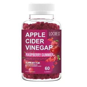 Offre Spéciale Système Immunitaire Soutien Saveurs <span class=keywords><strong>Pomme</strong></span> et Framboise <span class=keywords><strong>Cidre</strong></span> de <span class=keywords><strong>Pomme</strong></span> Gummy Support Santé 60 Gummies Supplément - Product Image 1