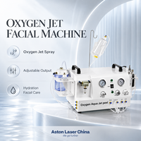 Appareil professionnel d'oxygénothérapie faciale, machine d'infusion d'oxygène, équipement de beauté pour le soin de la peau, machine pour salon de beauté, spa, hydratation, nettoyage
