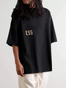 Camiseta <span class=keywords><strong>FAG</strong></span> Crosser de punto de manga corta con cuello redondo, estampada, de la <span class=keywords><strong>marca</strong></span> de moda americana Essential, holgada, informal, con letras y patrón. - Product Image 5