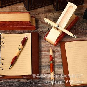 Portalápices de madera, caja de papelería plegable con forma triangular para regalo de profesor - Product Image 5