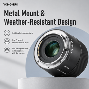Yongnuo YN เลนส์ Df DSM F1.8Z 50มม. สำหรับ <span class=keywords><strong>Nikon</strong></span> <span class=keywords><strong>Z</strong></span> Mount ฟูลเฟรมออโต้โฟกัสเลนส์ถ่ายภาพบุคคลมาตรฐานสำหรับกล้องมิเรอร์เลส - Product Image 3