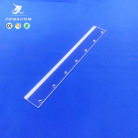 Plaques de verre de quartz transparent et opaque perforées, disques de quartz clair pour soudage - Découpe sur mesure