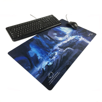 Tapis de souris personnalisé avec logo, 14x24 pouces, impression par sublimation de haute qualité pour ordinateur, bureau, jeux, décoration de la maison