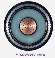 Cable de Alimentación Industrial para Ingeniería Informática, Modelo 97958, PVC, GB 3 Núcleos, Retardante de Llama, YJV22, Cobre Blindado, Alta Tensión 8.7/15KV