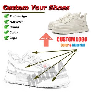 Zapatos de diseñador para hombre de lujo de cuero genuino, zapatillas de suela gruesa personalizadas, zapatos bajos con cordones, zapatos gruesos, Calzado cómodo de moda - Product Image 4
